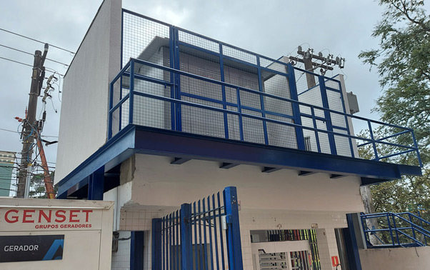 Estrutura Metálica para Centro de Medição