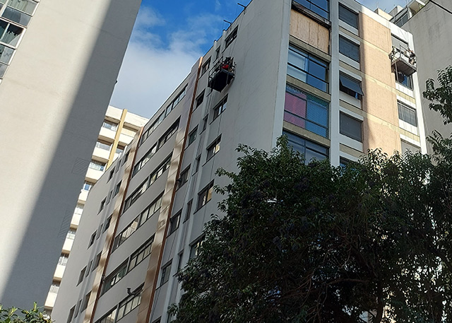 Restauração e Pintura de Fachada - Edfício na Bela Vista-SP